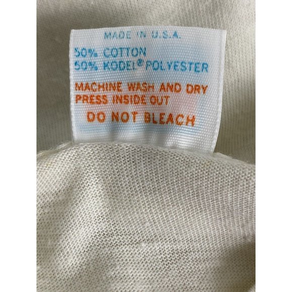 Roach Youth Shirts US Coastguard Cutter Vintage Ivory Single Stitch Medium - Picture 5 of 13